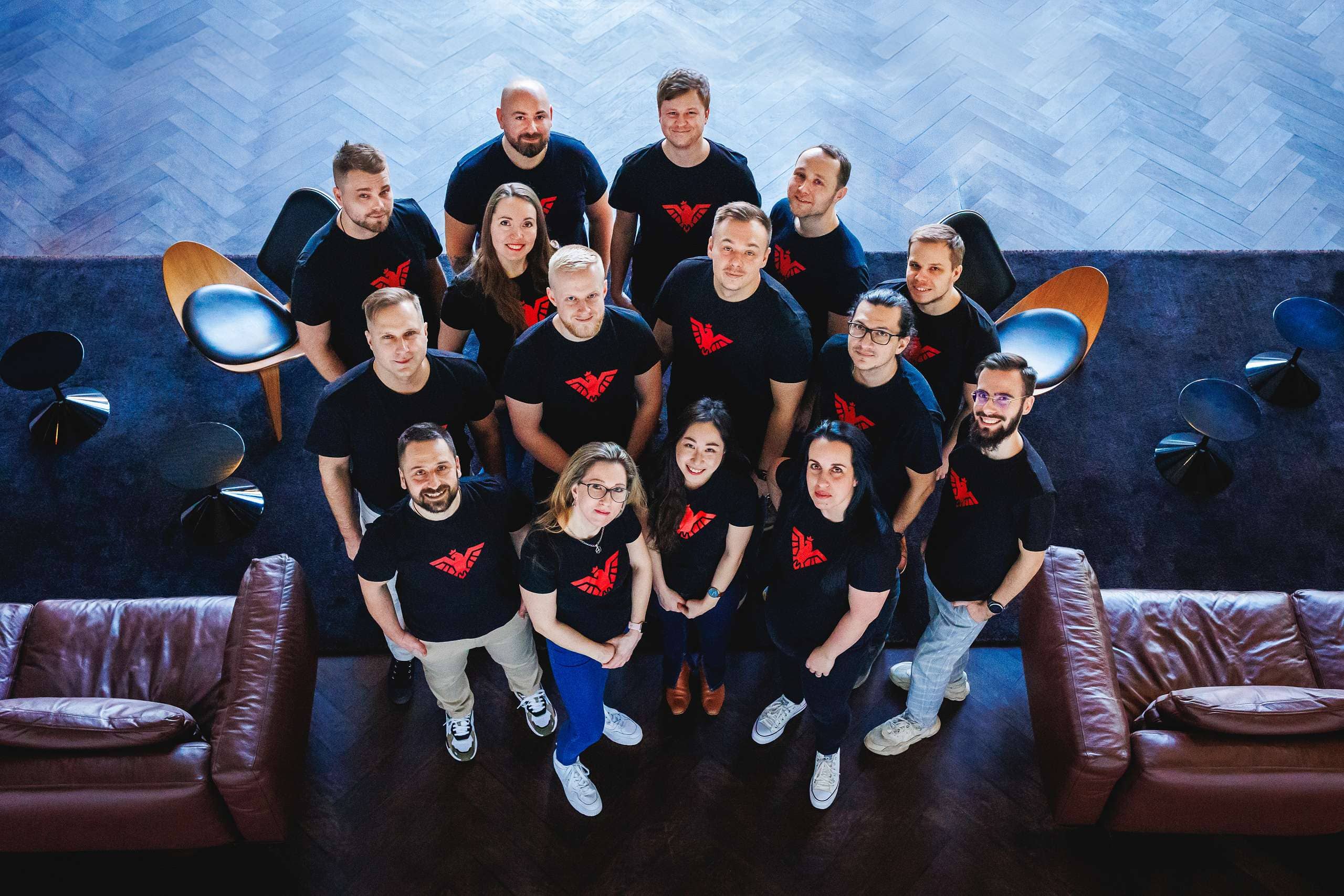 The Moravio team in the office