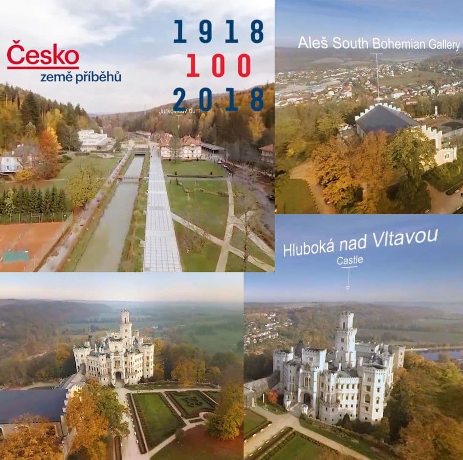 Fly over Czech Republic in VR Application