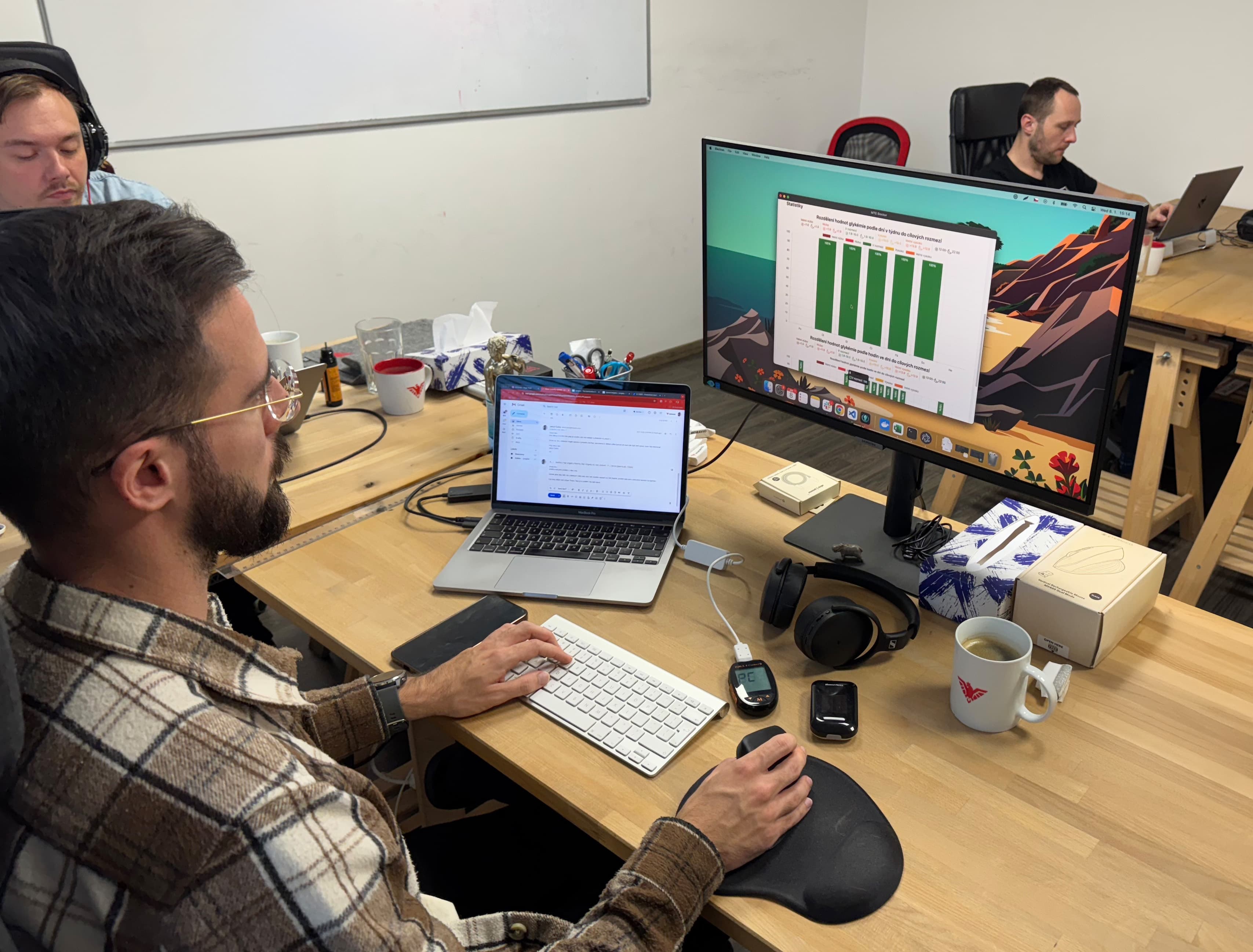 Custom desktop app for glucometer data management for general practitioners