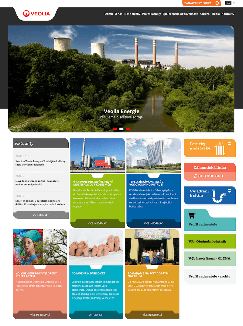 A scalable web ecosystem for Veolia