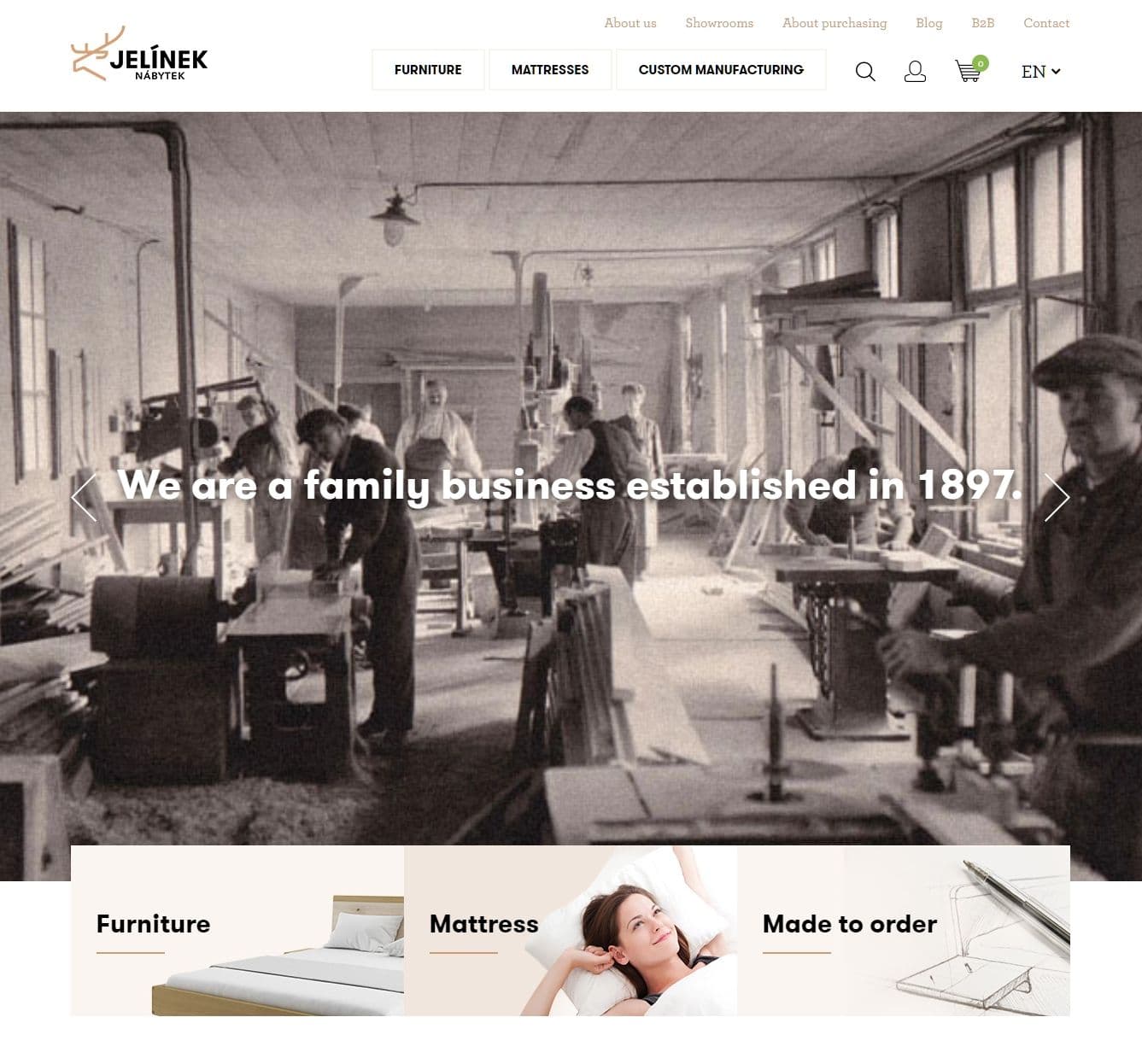 Modern e-commerce solution with 3D furniture customisation