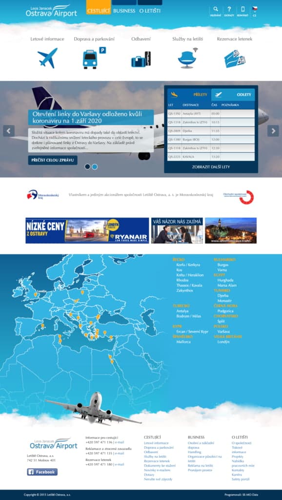 Effective PPC campaign management for Ostrava airport